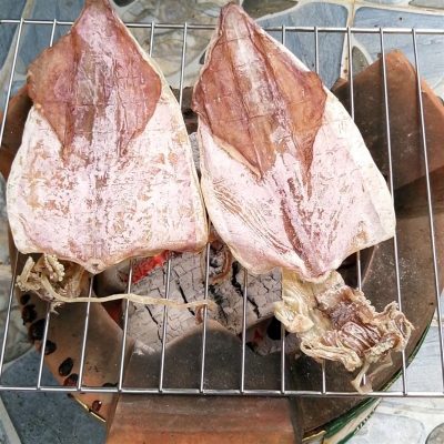 Hình ảnh mực khô nướng
